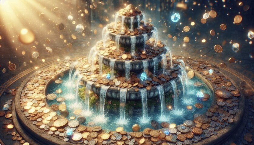 abundance waterfall making money with law of attraction