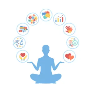 Health and wellbeing tools menu logo