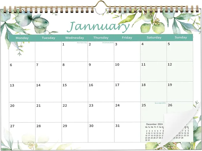 Wall-Calendar-2025-UK-2025-Calendar-Month-to-View-A4-Landscape30-x-21-cm-from-Jan-2025-To-Dec-2025-Monthly-Calender-for-Home-Office-Planning-Orgnizing-2.webp